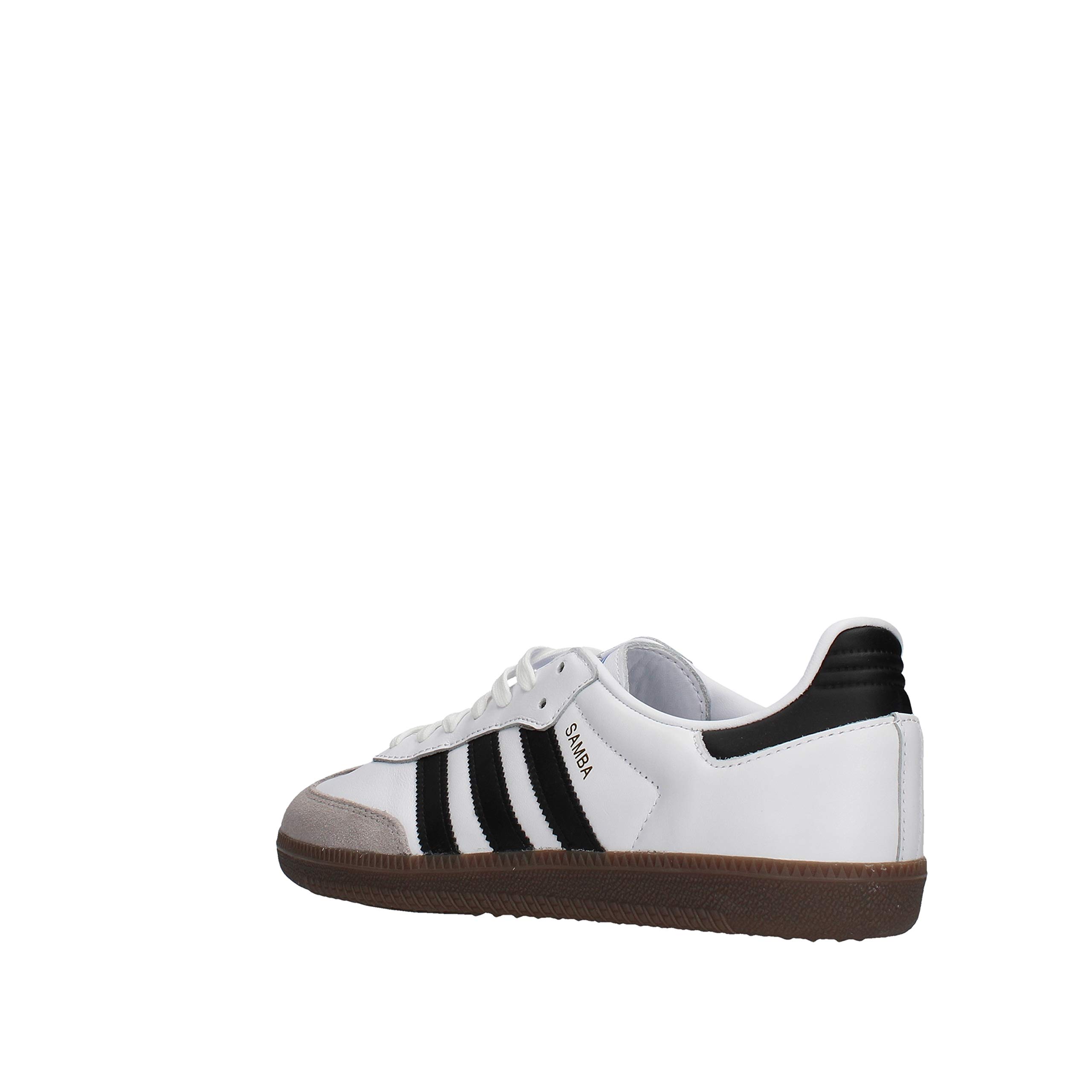 adidas Men's Samba OG Sneakers - Classic White & Black Low-Top Leather Shoes for Casual Wear, Street Style & Everyday Comfort