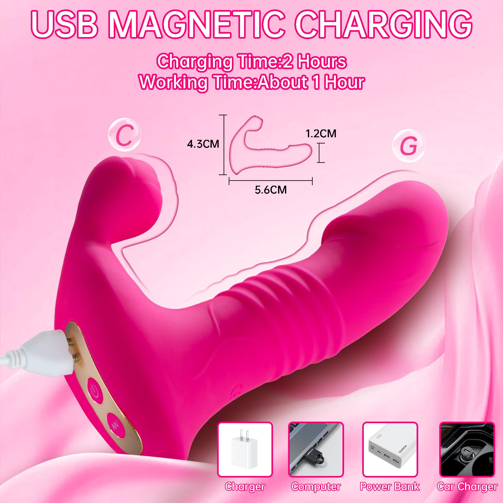 **Wearable G-Spot Dildo & Clitoral Vibrator – APP Remote Control Panty Vibrator with 10 Thrusting & Vibrating Modes – Adult Sex Toy for Women & Couples – Perfect for Solo Play & Couples’ Intimacy**