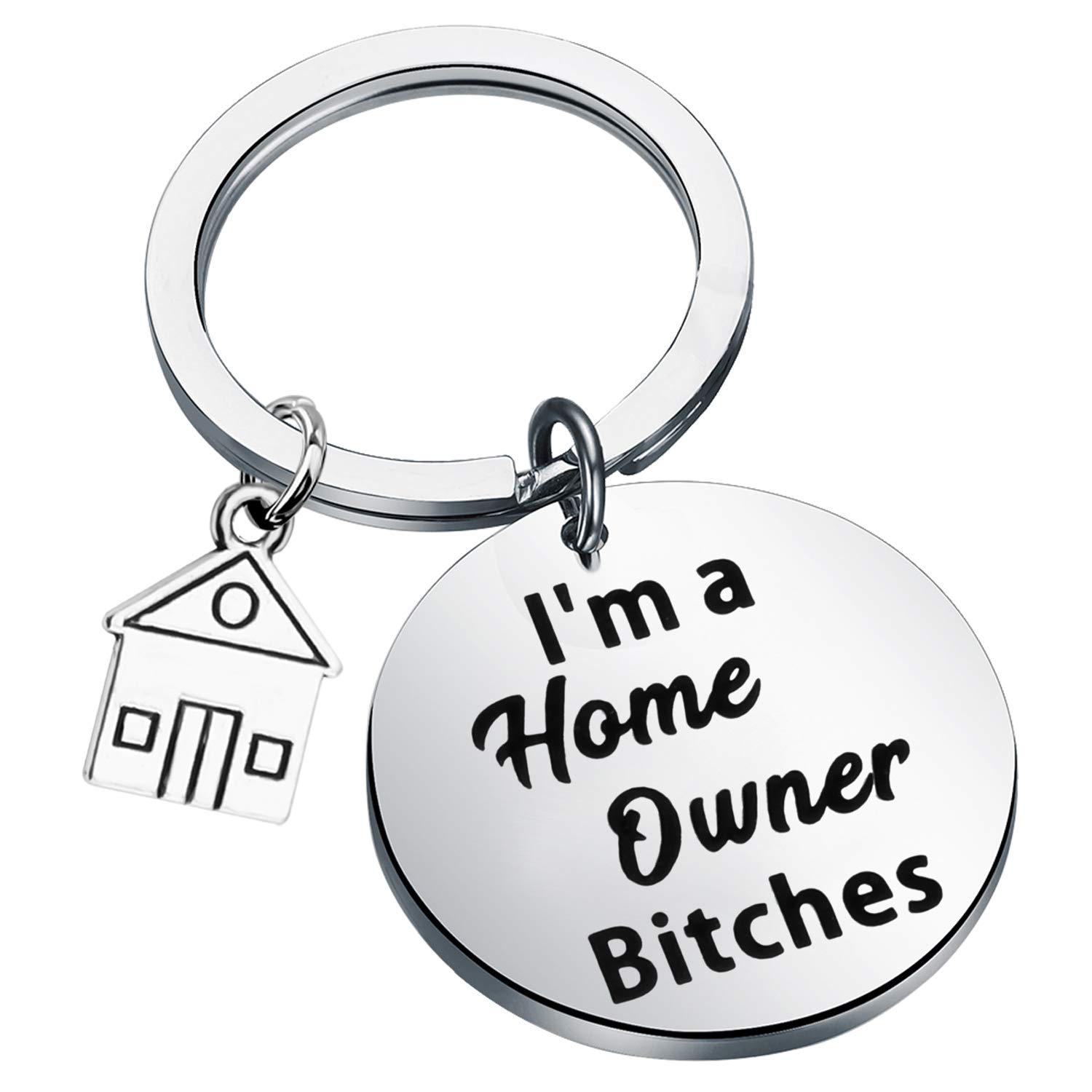 FEELMEM New Home Keychain - Housewarming Gift for Homeowners | 'I'm a Homeowner' Key Ring | Perfect for Housewarming Parties, New Home Gifts & Real Estate Closing Presents