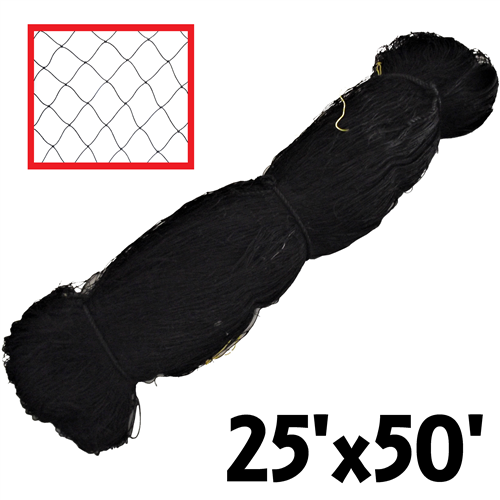 25x50ft Heavy Duty Anti Bird Netting - Durable Poultry Aviary Net for Garden Protection, Fruit Trees & Chicken Coops - UV Resistant Bird Barrier for Outdoor Use