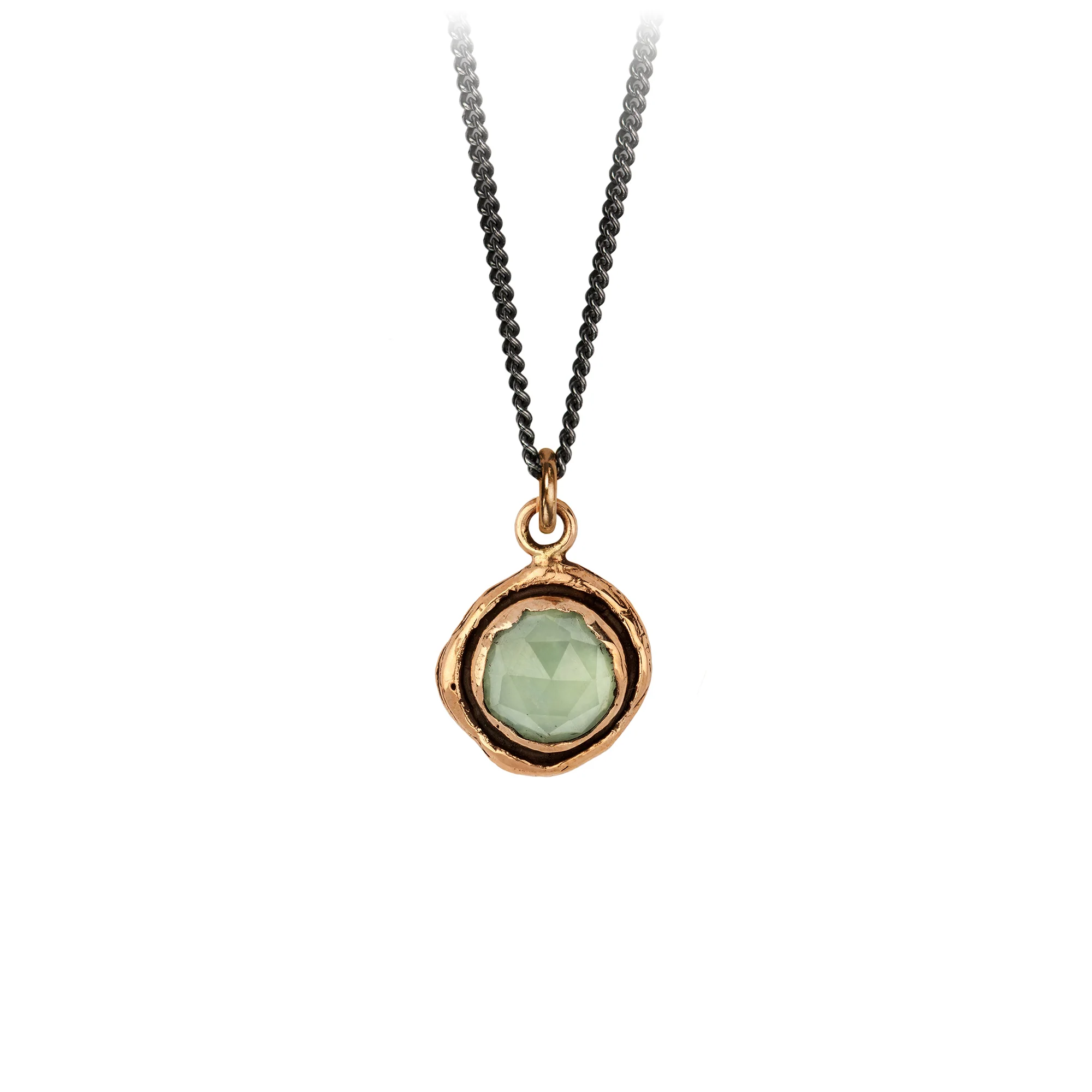 Faceted Stone Talisman Necklace - Natural Gemstone Pendant for Protection & Good Luck - Perfect for Spiritual Healing, Meditation & Energy Balancing
