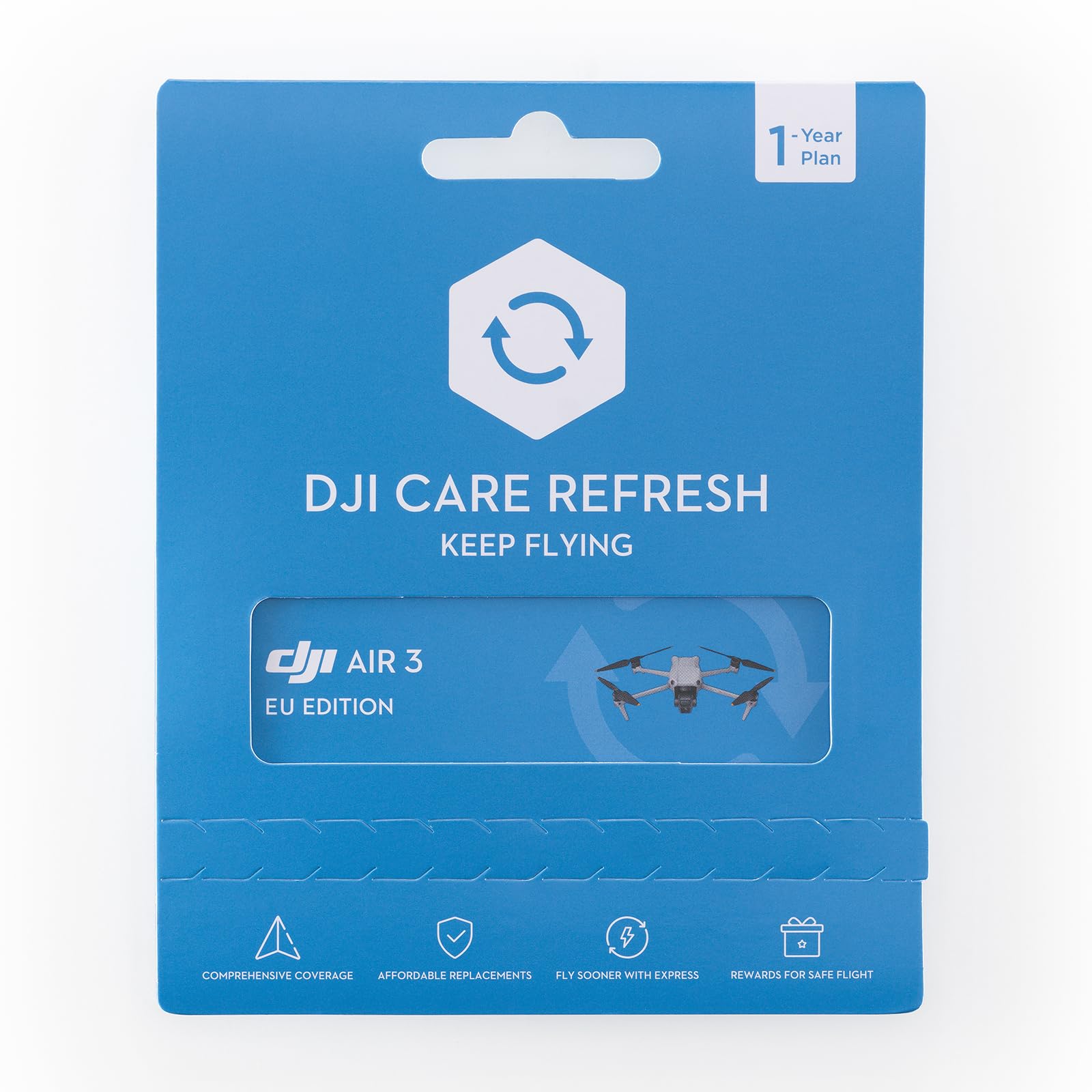 DJI Care Refresh 1-Year Plan for DJI Air 3 Drone - Extended Warranty & Accident Protection - Perfect for Aerial Photography, Travel Adventures & Professional Videography