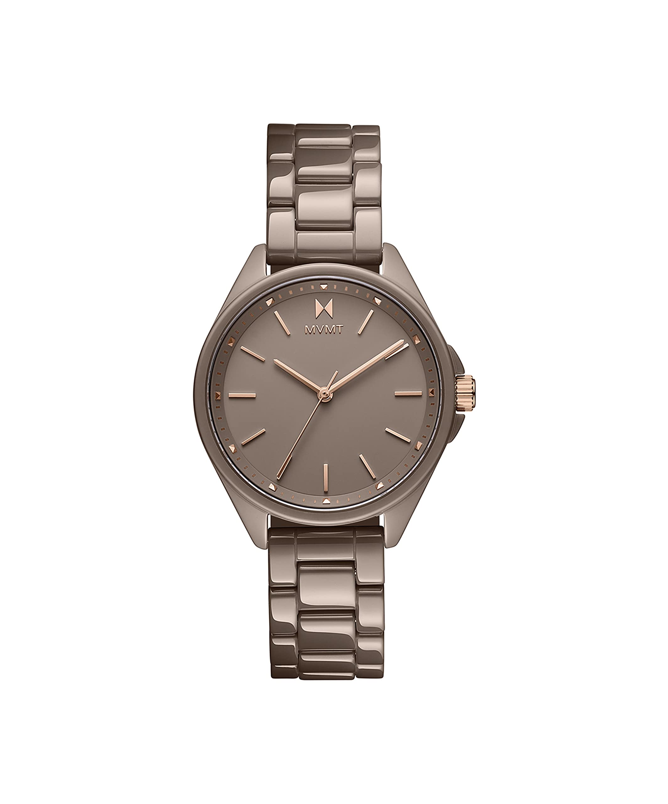 MVMT Women's Coronada Collection Analog Quartz Watch - Ceramic, Leather & Stainless Steel Bracelet Options | Elegant Dress Watch for Office, Date Night & Special Occasions