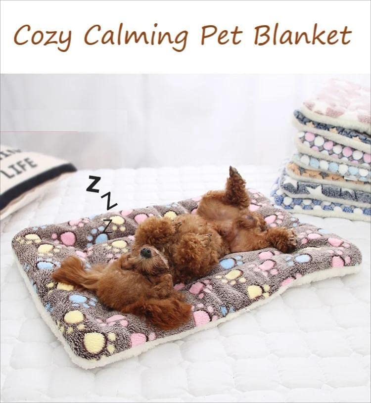 Soft & Cozy Cat Anxiety Blanket - Calming Pet Blanket for Cats with Anxiety Relief (Small, Large) - Perfect for Stress Relief, Travel & Cuddling at Home