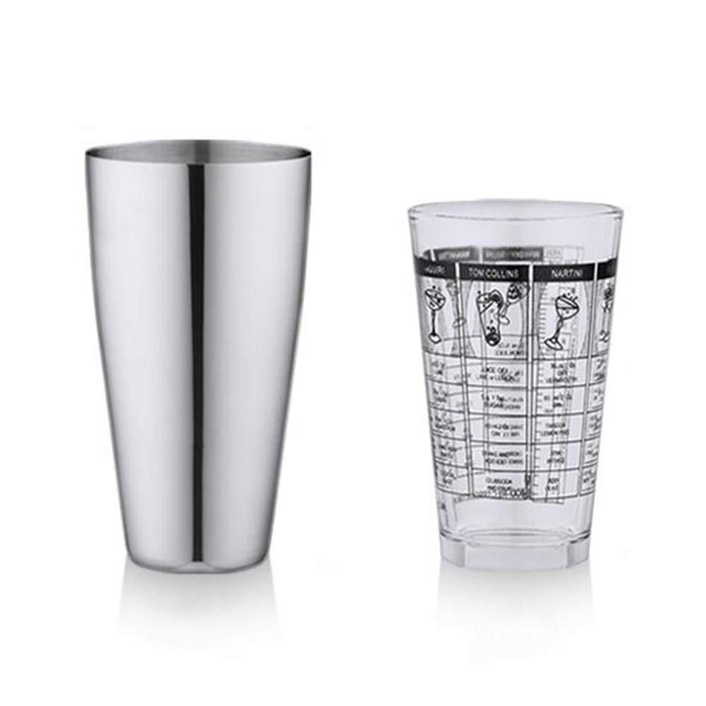 22-Piece Professional Bartender Kit with Stand - Stainless Steel Cocktail Shaker Set for Home Bars, Parties & Mixed Drinks | Durable Bar Accessories for Margaritas, Mojitos & Cocktail Making