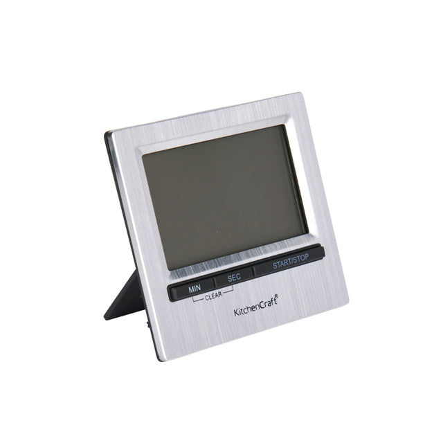 Large Easy Read Digital Kitchen Timer with Loud Alarm - Perfect for Cooking, Baking, Exercise & Classroom Use