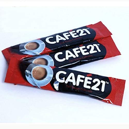 10 Pack Cafe21 2-in-1 Instant Coffee Mix - Sugar Free (250 Sachets Total) | Fast Shipping | Perfect for Office, Travel & Home Use