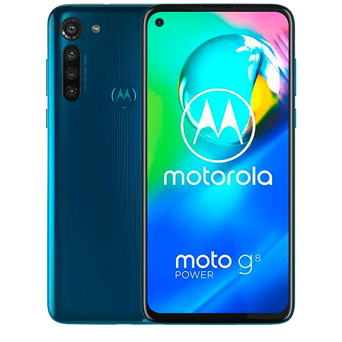 Motorola Moto G8 Power Smartphone - 5000mAh Battery, 64GB Storage, 6.4