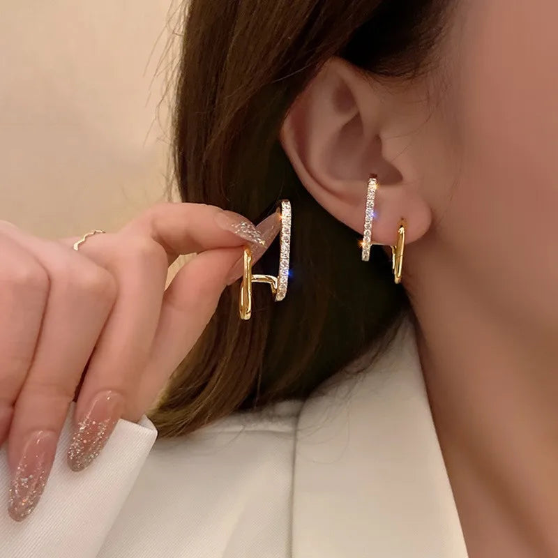 Elegant Heart-Shaped Stud Earrings for Women - Perfect for Valentine's Day, Anniversary & Romantic Date Night Gifts
