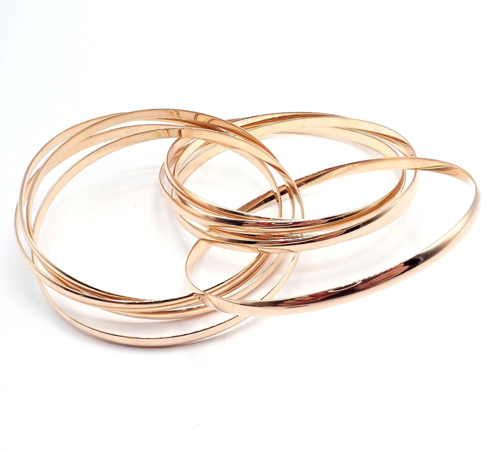 Authentic Tiffany & Co 18k Rose Gold 9 Row Melody Calife Picasso Large Bracelet - Luxury Jewelry Gift for Women, Perfect for Weddings, Anniversaries & Special Occasions