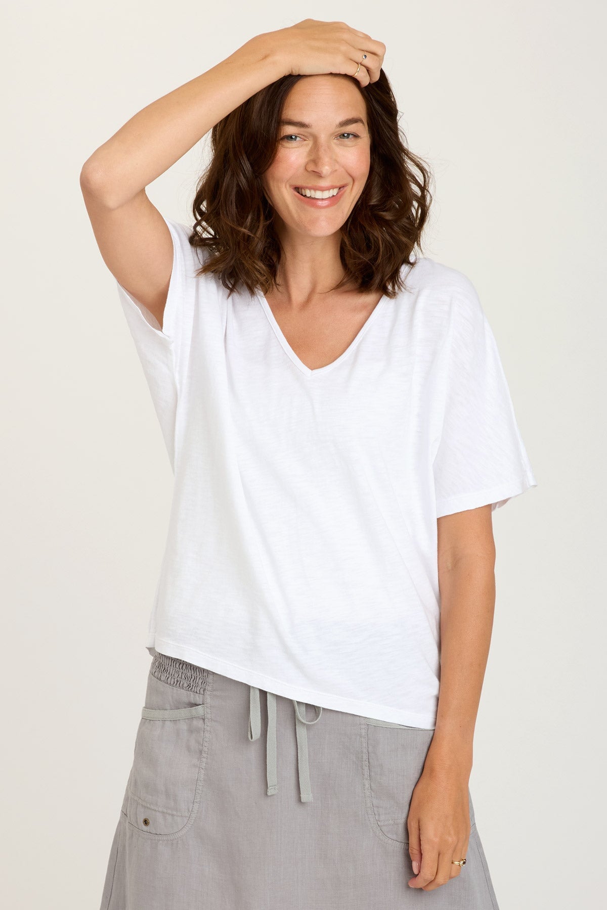 Penley Top White - Women's Fashion Blouse for Work & Casual Wear | Elegant Office & Everyday Outfit