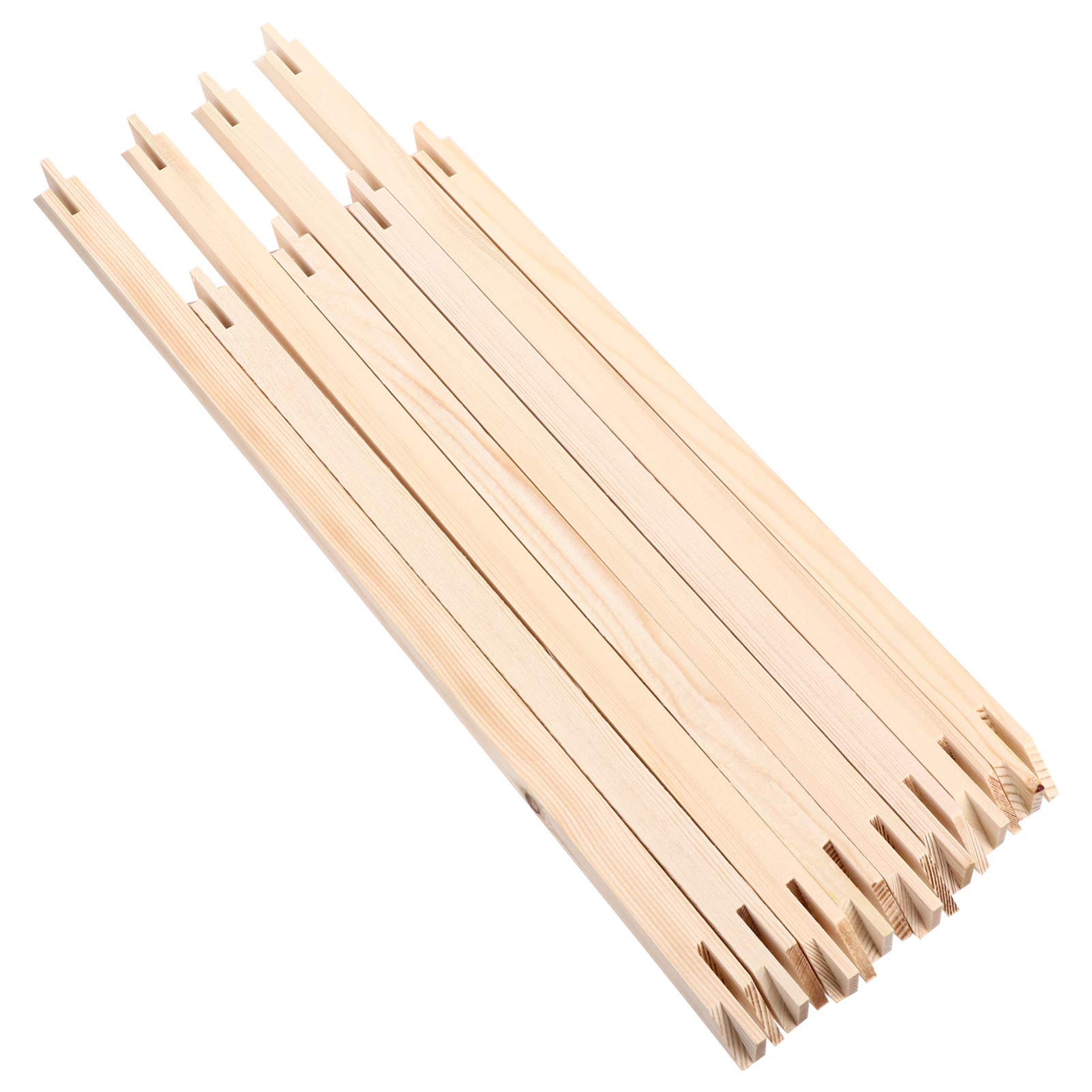 8pcs Unfinished DIY Wood Picture Frame Set for Posters, Oil Paintings, and Photos - Perfect for Home Decor, Art Projects, and Crafting