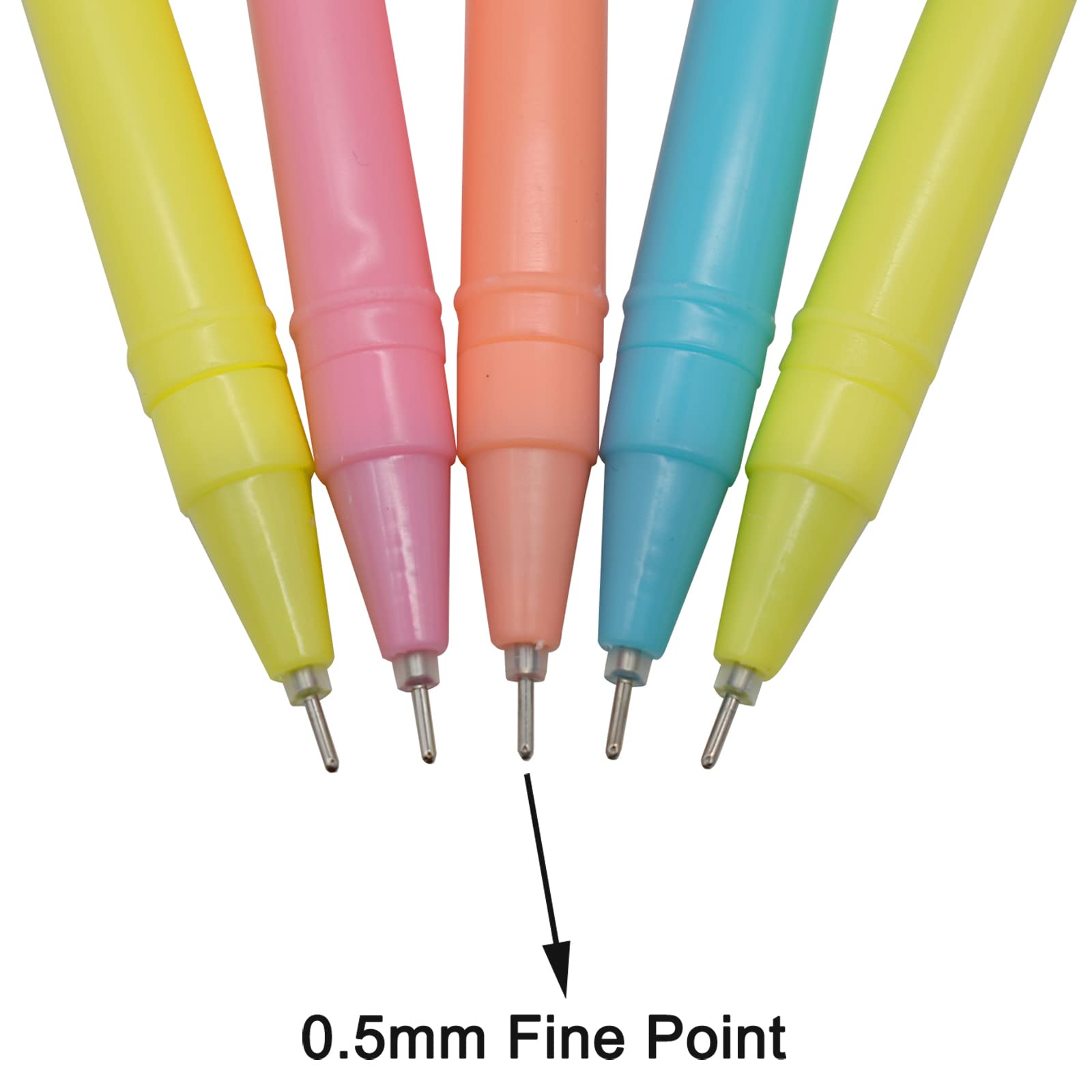 28 PCS Donuts Gel Pens - Cute Kawaii Writing Pens with Black Ink for Students, Office & School Supplies - Perfect for Note Taking, Journaling, Party Favors & Gift Giving