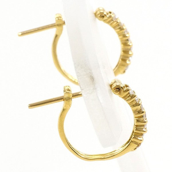 18K Yellow Gold Diamond Stud Earrings for Women - Elegant & Timeless Jewelry Gift for Anniversary, Wedding, or Special Occasion