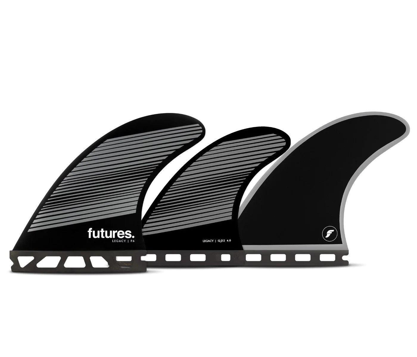 F6 Legacy Series 5 Fin Medium - High Performance Surfboard Fins for All Wave Conditions - Perfect for Surfing, Bodyboarding & Water Sports