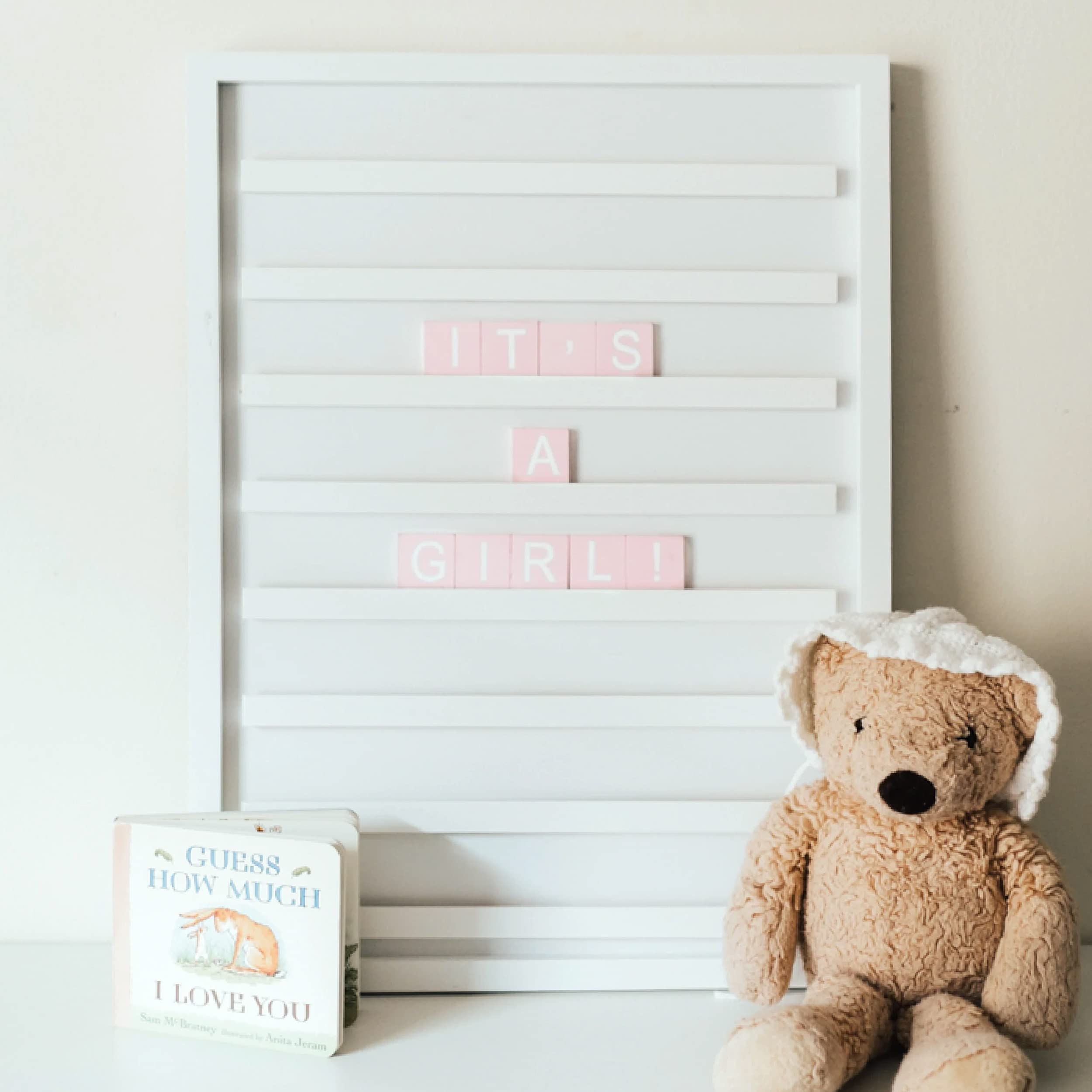 Premium Wooden Letter Tiles Set - 92pcs Alphabet Letters for Scrabble, Word Games & DIY Crafts (Baby Pink) | Perfect for Family Game Nights, Classroom Learning & Home Decor
