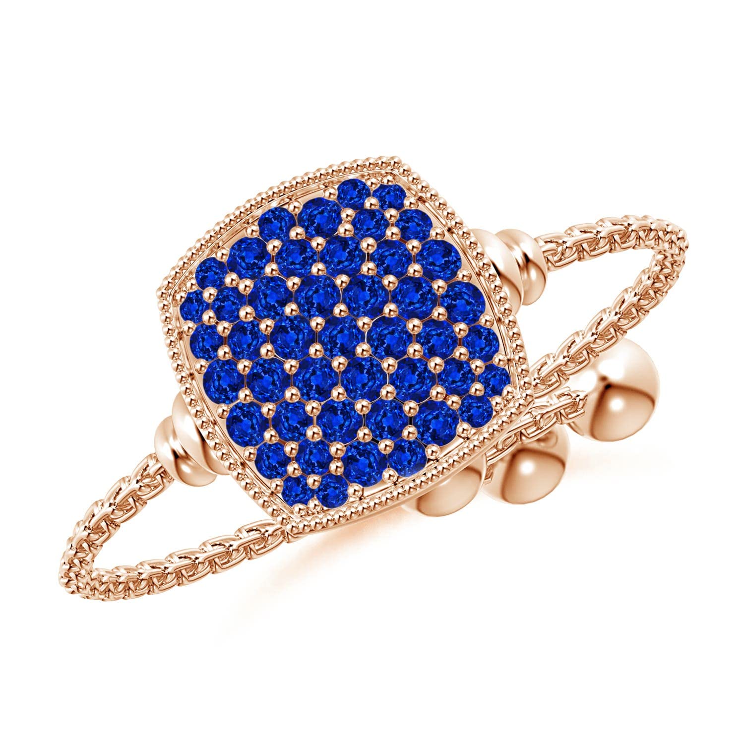 Angara Natural Blue Sapphire Stackable Ring for Women & Girls in 14K Solid Gold | September Birthstone Jewelry Gift | Wedding, Engagement & Anniversary Ring | Perfect for Everyday Wear, Date Nights & Special Occasions