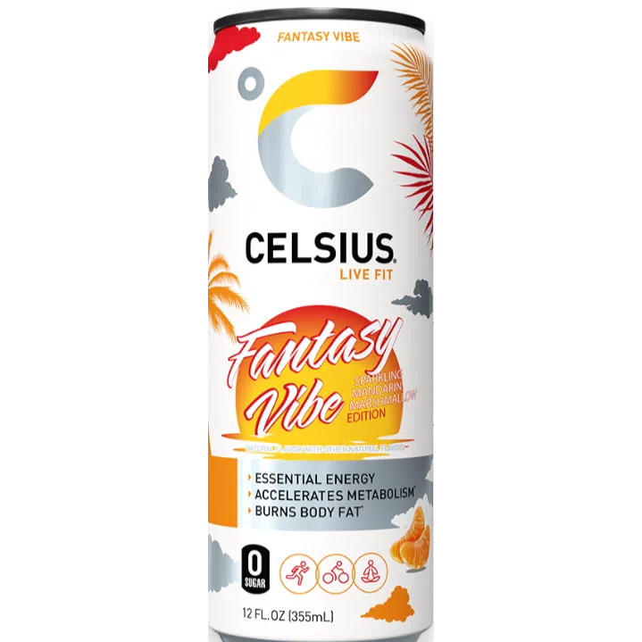 Celsius Energy Drink - Sugar-Free Fitness & Workout Booster - Natural Energy for Gym, Running & Active Lifestyle