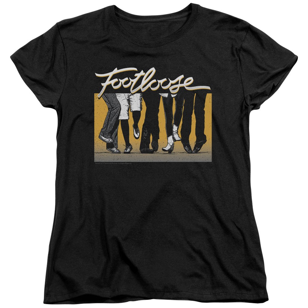 Trevco Footloose Dance Party Women's T-Shirt | Vintage 80s Movie Inspired Tee | Perfect for Dance Parties, Concerts & Casual Wear