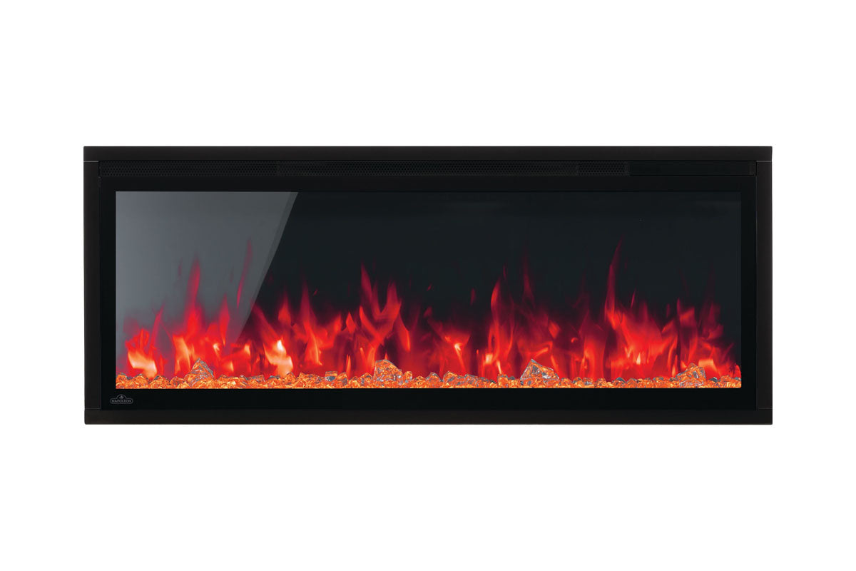 Napoleon Entice 42-Inch Wall Mount Recessed Linear Electric Fireplace - Modern Home Heating Solution for Living Room, Bedroom & Office Spaces