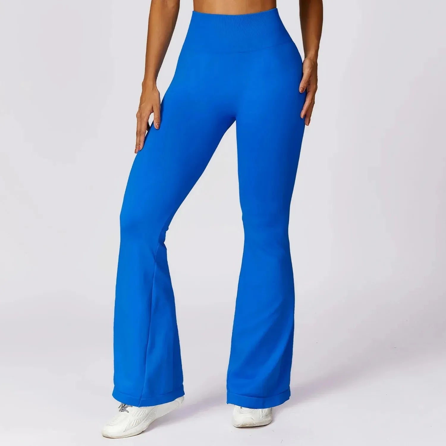 Seamless Flared Leggings for Women - High Waist Yoga Pants, Scrunch Butt Workout Leggings, Gym Dance Fitness Clothing | Perfect for Yoga, Pilates, Running & Casual Wear