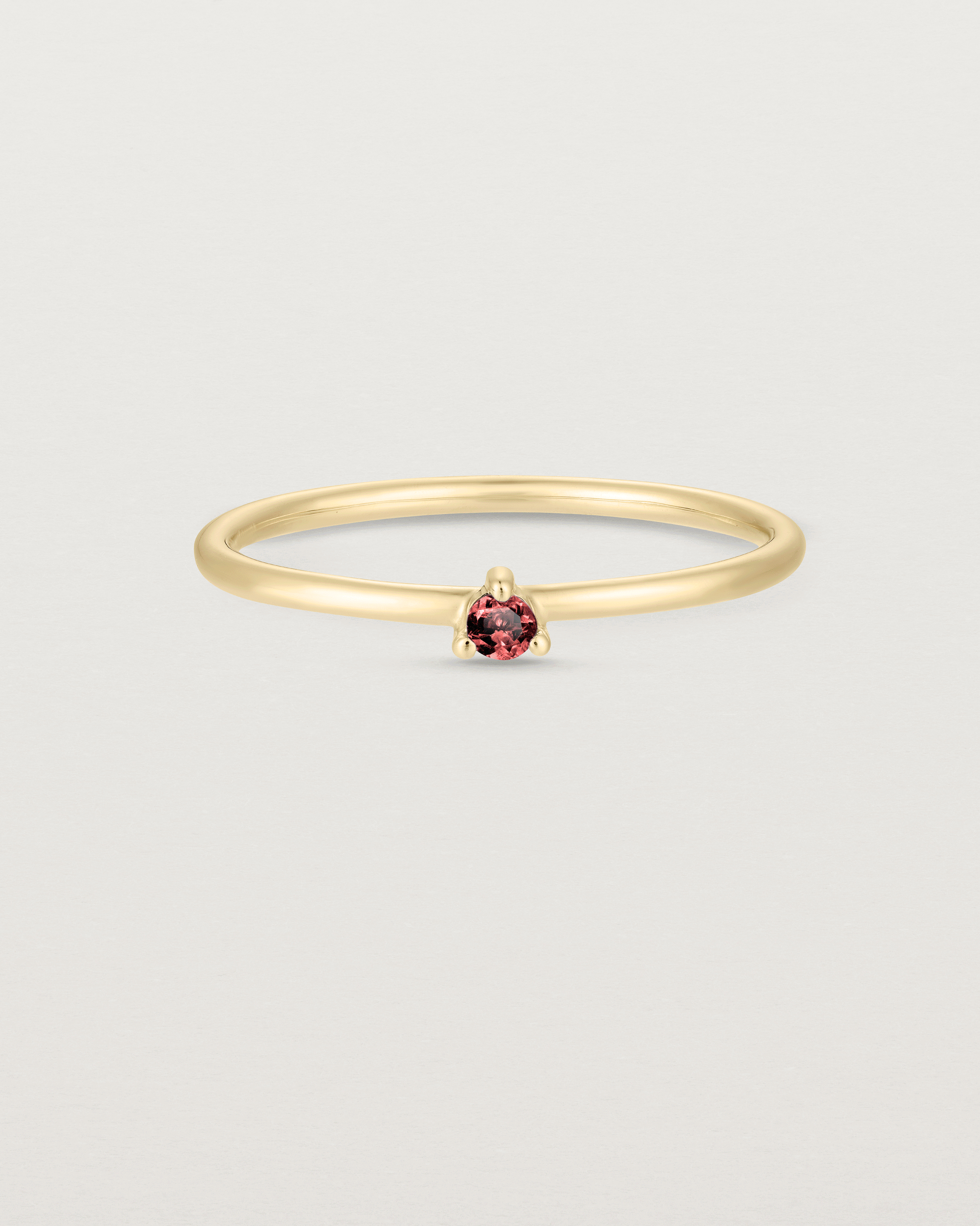 Aisha Stacking Ring with Birthstone - Dainty Adjustable Stackable Rings for Women - Perfect for Everyday Wear, Layering & Gifts
