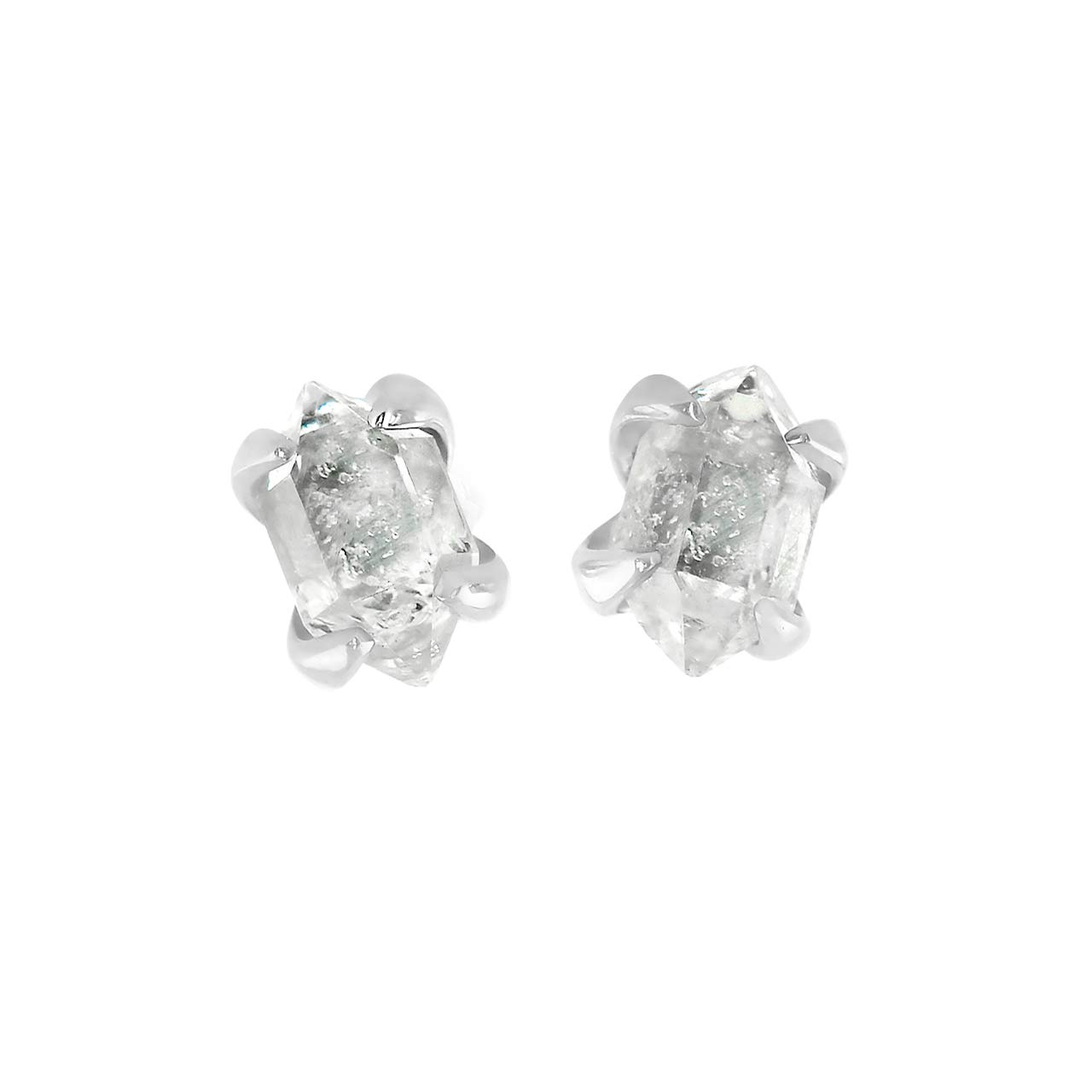 Starborn Natural Crystal Sterling Silver Post Earrings – Elegant Jewelry for Women, Perfect for Parties, Weddings & Daily Wear