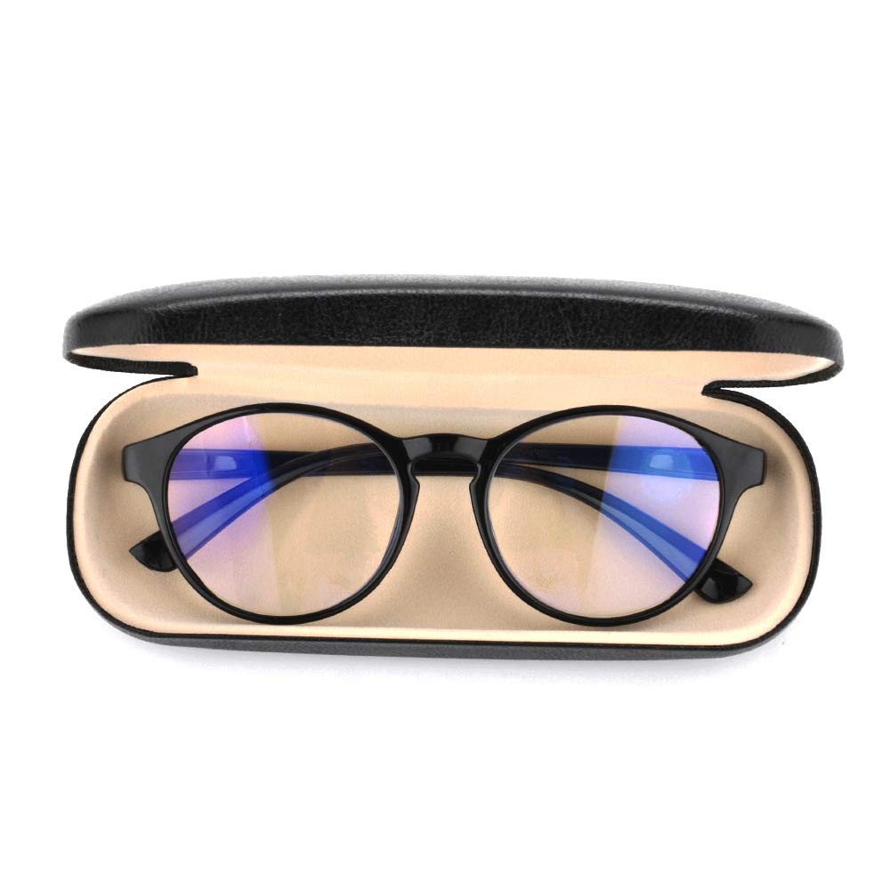 Blue Light Blocking Reading Glasses - Retro Round Frame Magnifying Eyewear for Men & Women (+4.00 Strength) - Perfect for Computer Work, Reading & Screen Time