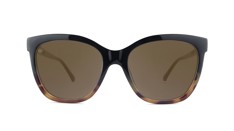 Deja Views Glossy Black & Blonde Tortoise Shell Fade Sunglasses - Stylish UV Protection Shades for Women & Men, Perfect for Driving, Beach & Outdoor Activities