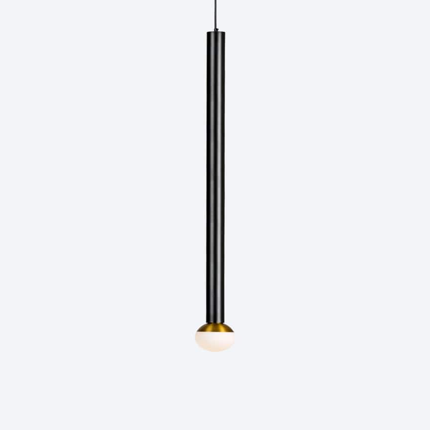 90 LED Tubular Pendant Light - Modern Hanging Fixture for Kitchen Island, Dining Room & Bedroom Lighting