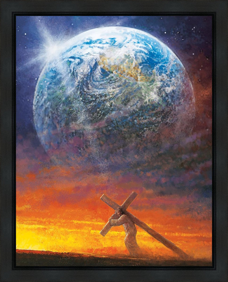 Behold The Lamb of God Gallery Wrap Canvas - Religious Wall Art for Home Decor, Church & Office - Inspirational Christian Gift for Holidays & Special Occasions