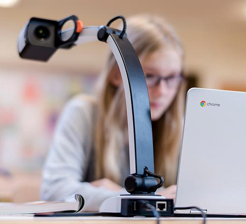 MagniLink ChromeViewer - Portable Digital Magnifier for Low Vision & Reading Assistance | Ideal for Books, Newspapers, and Small Print at Home or Office