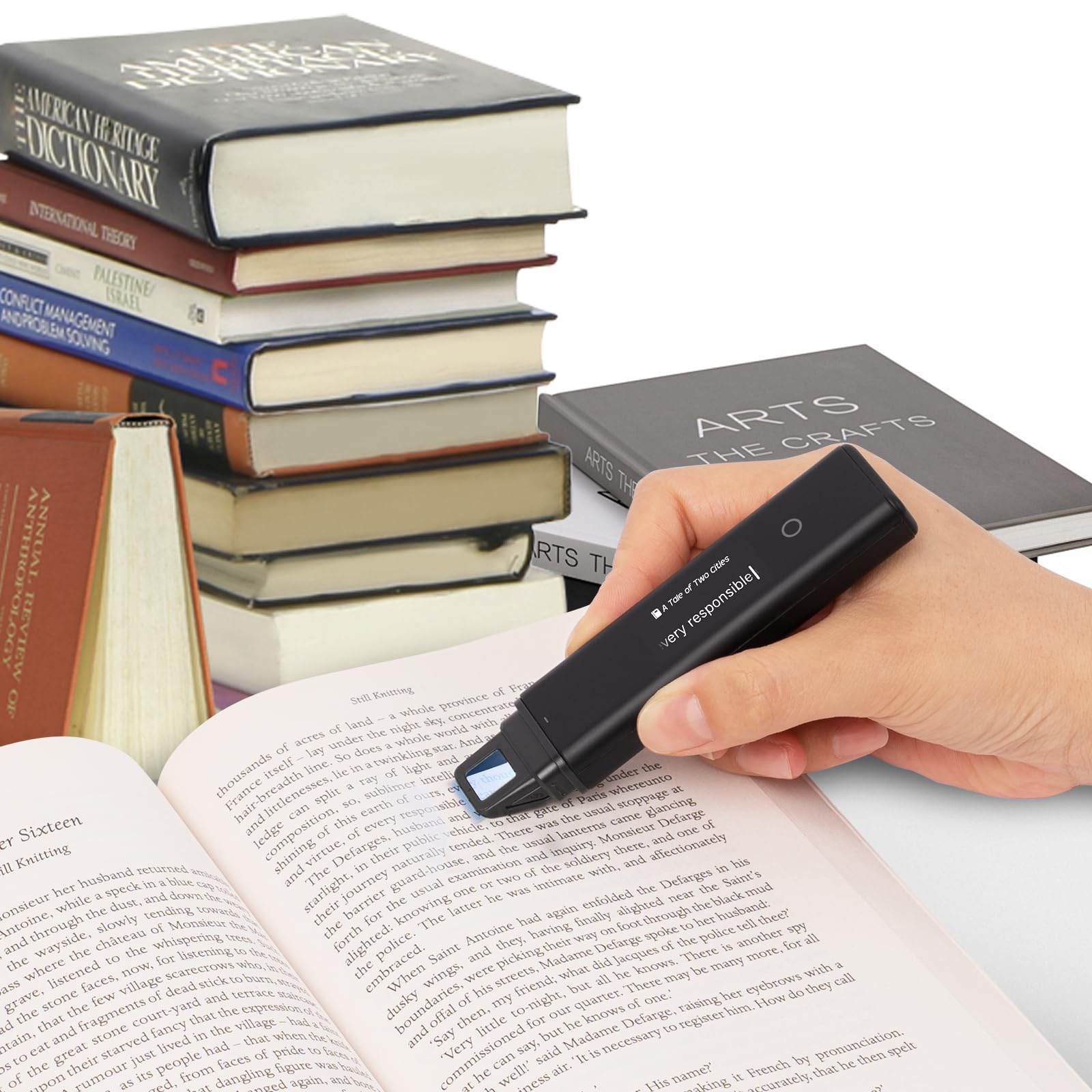 VYU iMark Reading Pen - Digital Highlighter & Book Marker for Reading & Annotation - Real-Time Sync to Digitize, Store & Share Notes - Perfect Gift for Students & Book Lovers - Ideal for Study Sessions, Research & Book Clubs
