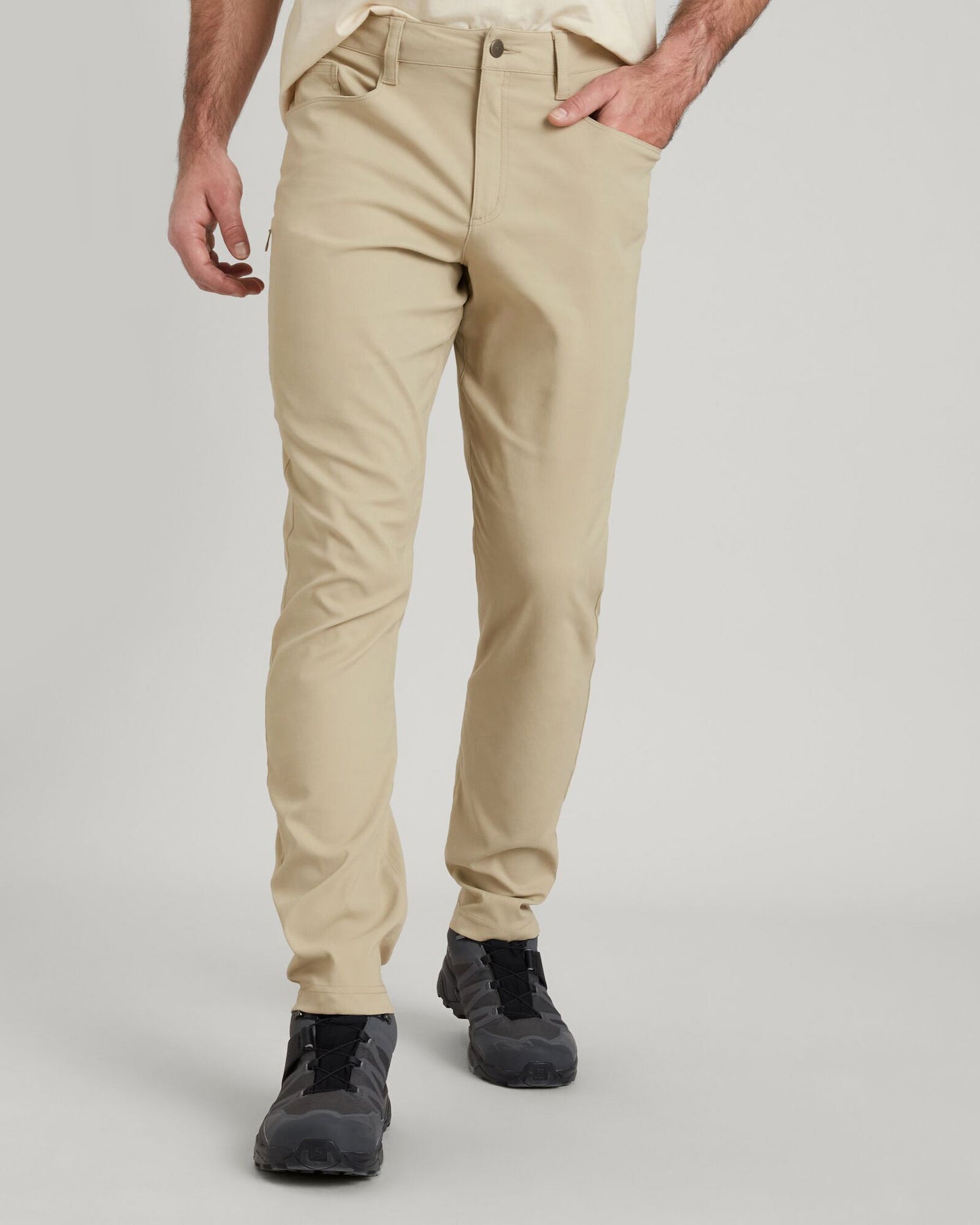 Men's Flight Long Pants - Olive Grey | Comfortable & Durable Travel Pants for Outdoor Adventures & Casual Wear