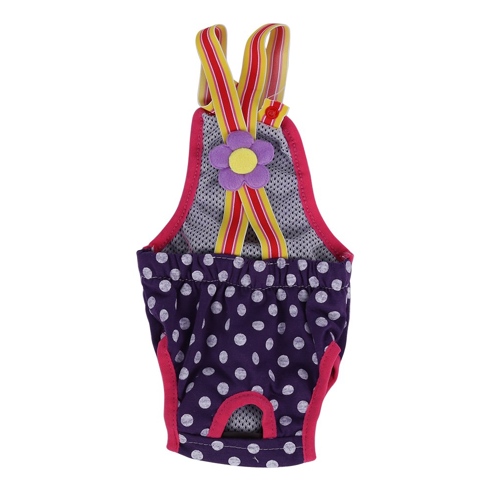 NCONCO Dog Suspender Diaper - Breathable Female Dog Nappy, Washable & Reusable Dog Physiological Pants for Incontinence, Heat Cycle, and Travel Protection