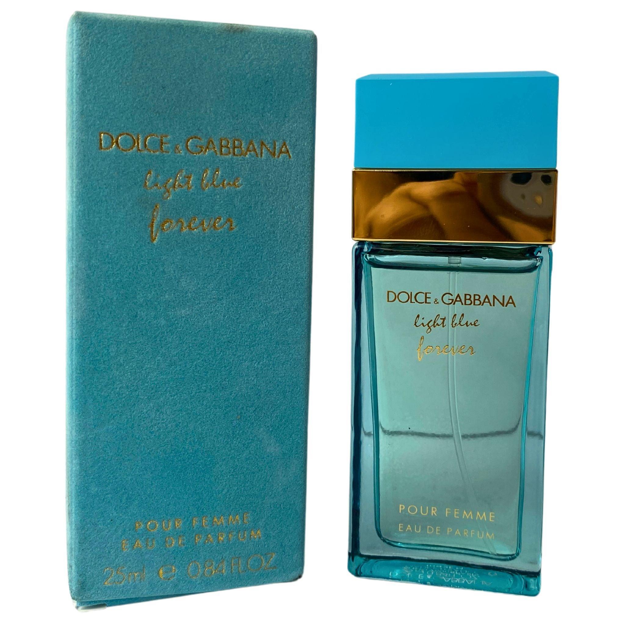 Dolce & Gabbana Light Blue Forever Women's Eau de Parfum 0.84 oz (50 Pack) - Long Lasting Floral Citrus Perfume for Daily Wear & Special Occasions