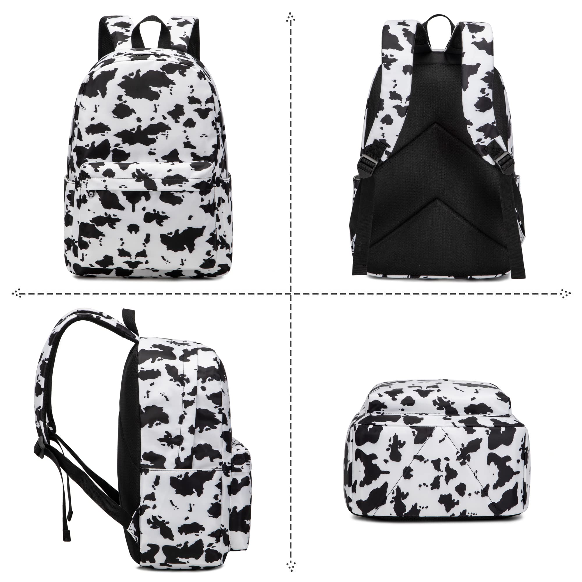 **3-in-1 Girls School Backpack Set for Kids & Teens - Durable Bookbag with Lunch Bag & Pencil Case - Perfect for School, Travel & Daily Use**