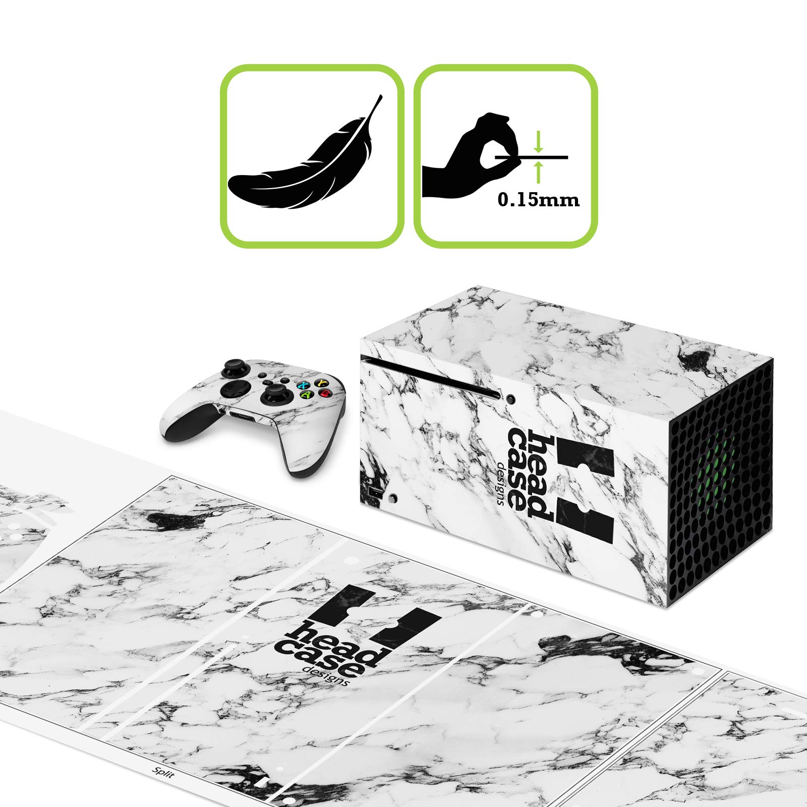 Official P.D. Moreno Border Collie Matte Vinyl Skin Decal Sticker - Compatible with Xbox Series X Console & Controller Bundle - Durable Gaming Protection for Xbox Accessories