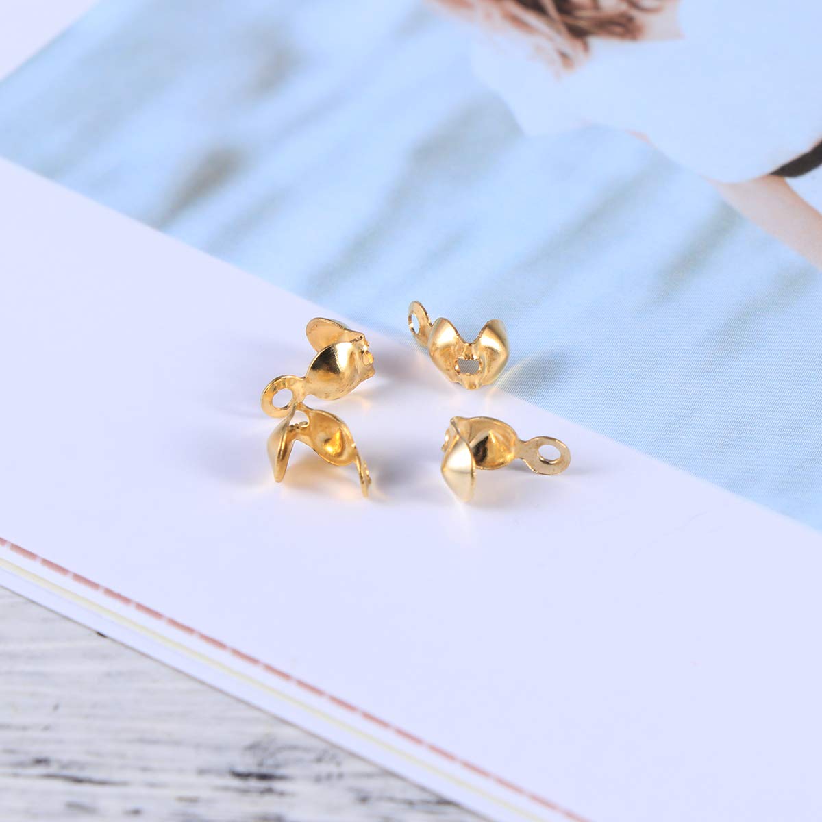 1 Box Jewelry Buckle Clamshell Necklace - 12 Pack Bulk Wholesale Jewelry Findings for DIY Crafting, Necklace Making & Jewelry Repair | Perfect for Beaders, Jewelry Designers & Craft Enthusiasts