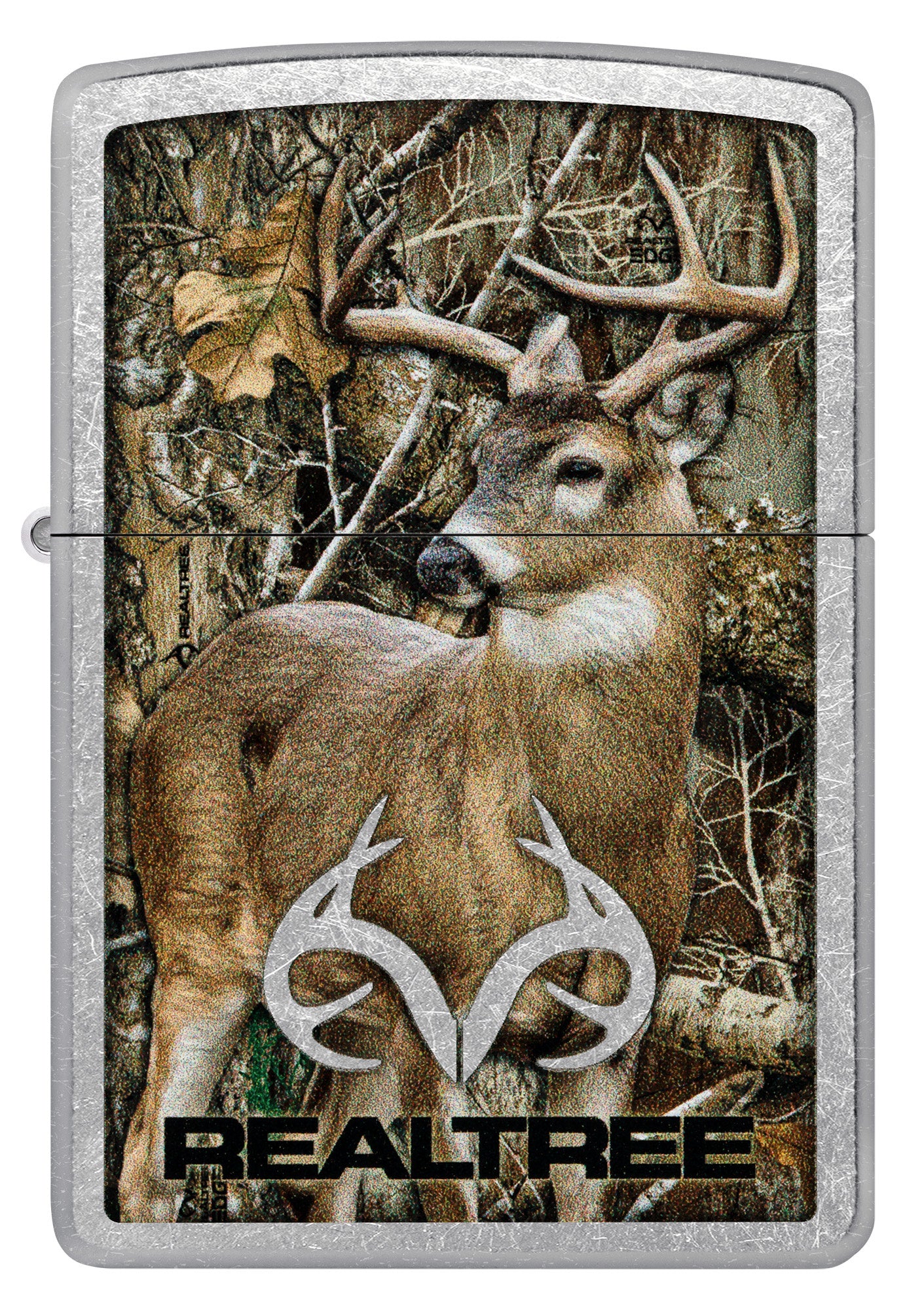 Realtree Buck Camo Design Chrome Streetwear T-Shirt - Perfect for Hunting, Outdoor Adventures & Casual Street Style