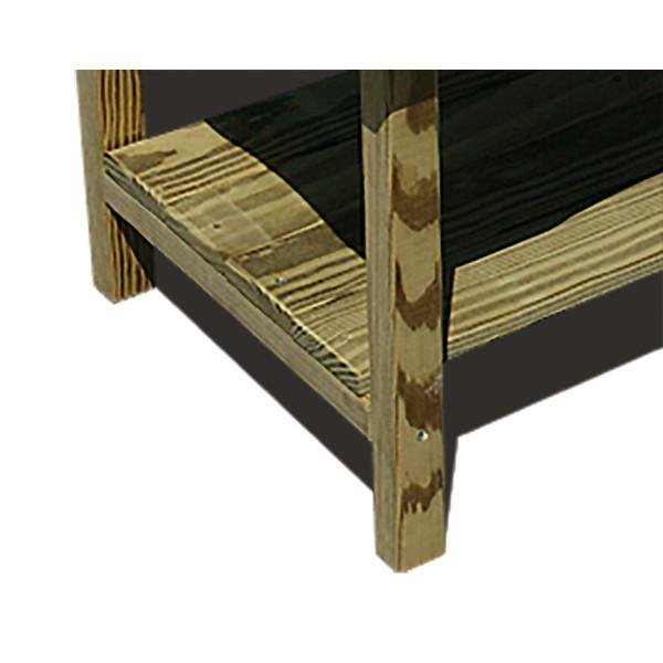 Treated Pine Coffee Table - Rustic Wooden Coffee Table for Living Room, Patio & Outdoor Use - Durable & Stylish Home Decor
