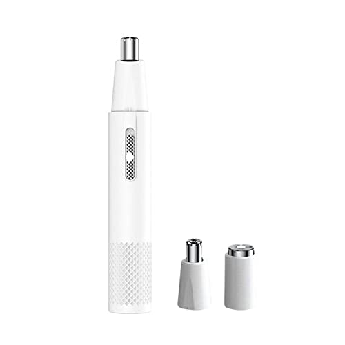 Professional Rechargeable USB Electric Nose & Ear Hair Trimmer for Men - Painless Grooming Kit with Mini Shaver - Perfect for Travel, Home & Office Use (One Size)