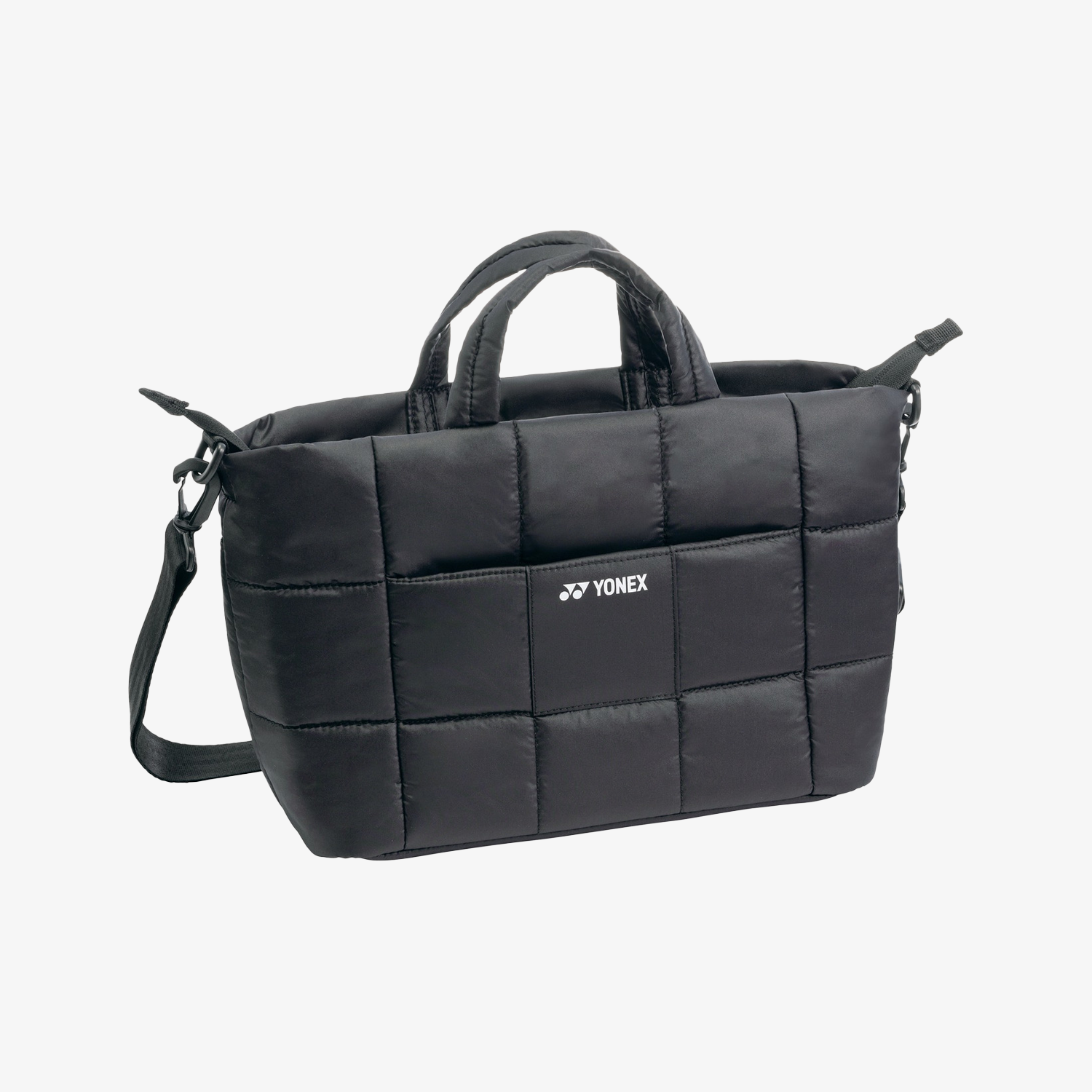 Yonex BAG2464BK Tennis Shoulder Bag - Black | Lightweight Duffle for Badminton & Sports Gear | Perfect for Court, Gym & Travel