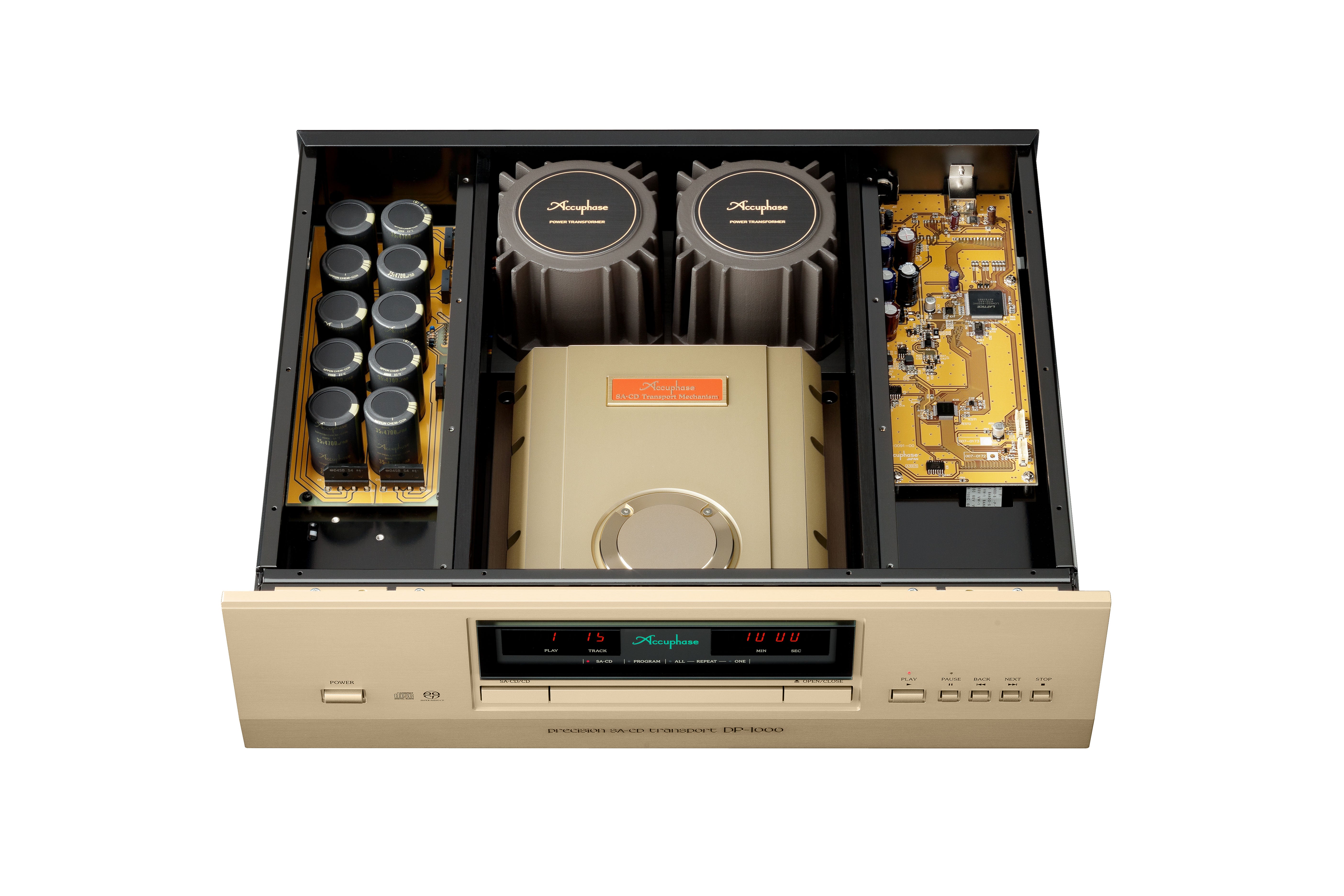 Accuphase DP-1000 High-End SACD/CD Transport - Audiophile CD Player for Home Theater & Hi-Fi Music Systems