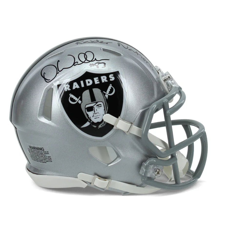 Darren Waller Autographed Las Vegas Raiders Mini Helmet with 