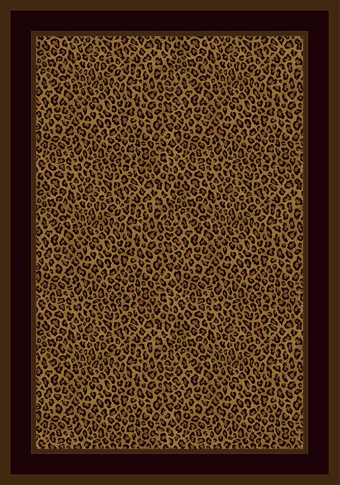 Milliken Zimbala Leopard Print Area Rug 2'1