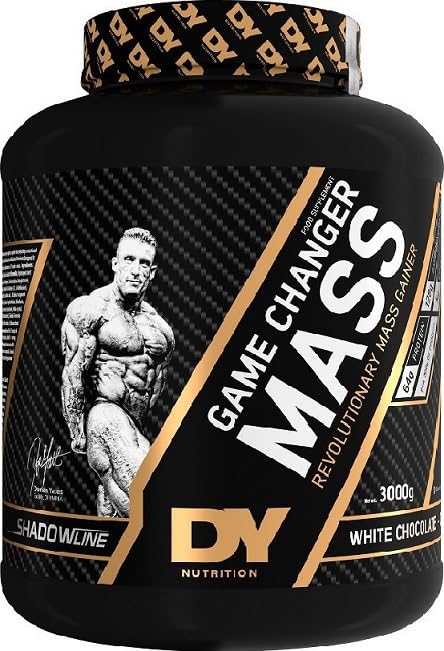 Dorian Yates Game Changer Mass Gainer - White Chocolate Coconut Flavor 3000g Protein Powder for Muscle Growth & Recovery - Perfect for Post-Workout Shakes & Bulking Season