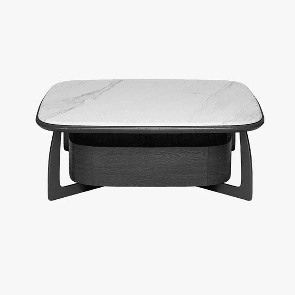 Finley Modern Marble Nesting Coffee Table Set - 2-Piece Round Side Tables for Living Room, Sofa, Lounge & Office - Elegant Home Decor & Functional Furniture