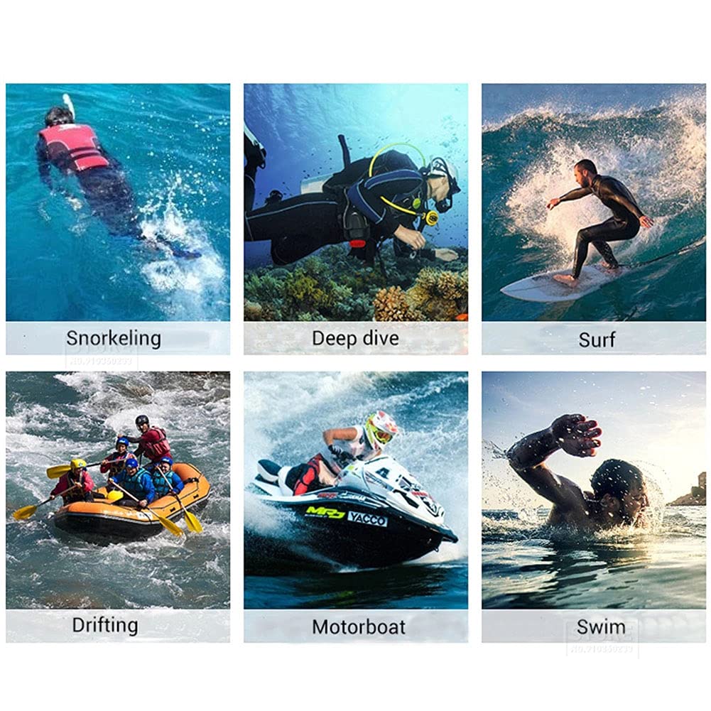 3mm Neoprene Wetsuit for Men - Long Sleeve Scuba Diving & Surfing Suit with Back Zip - Thermal Protection for Swimming, Snorkeling & Water Sports