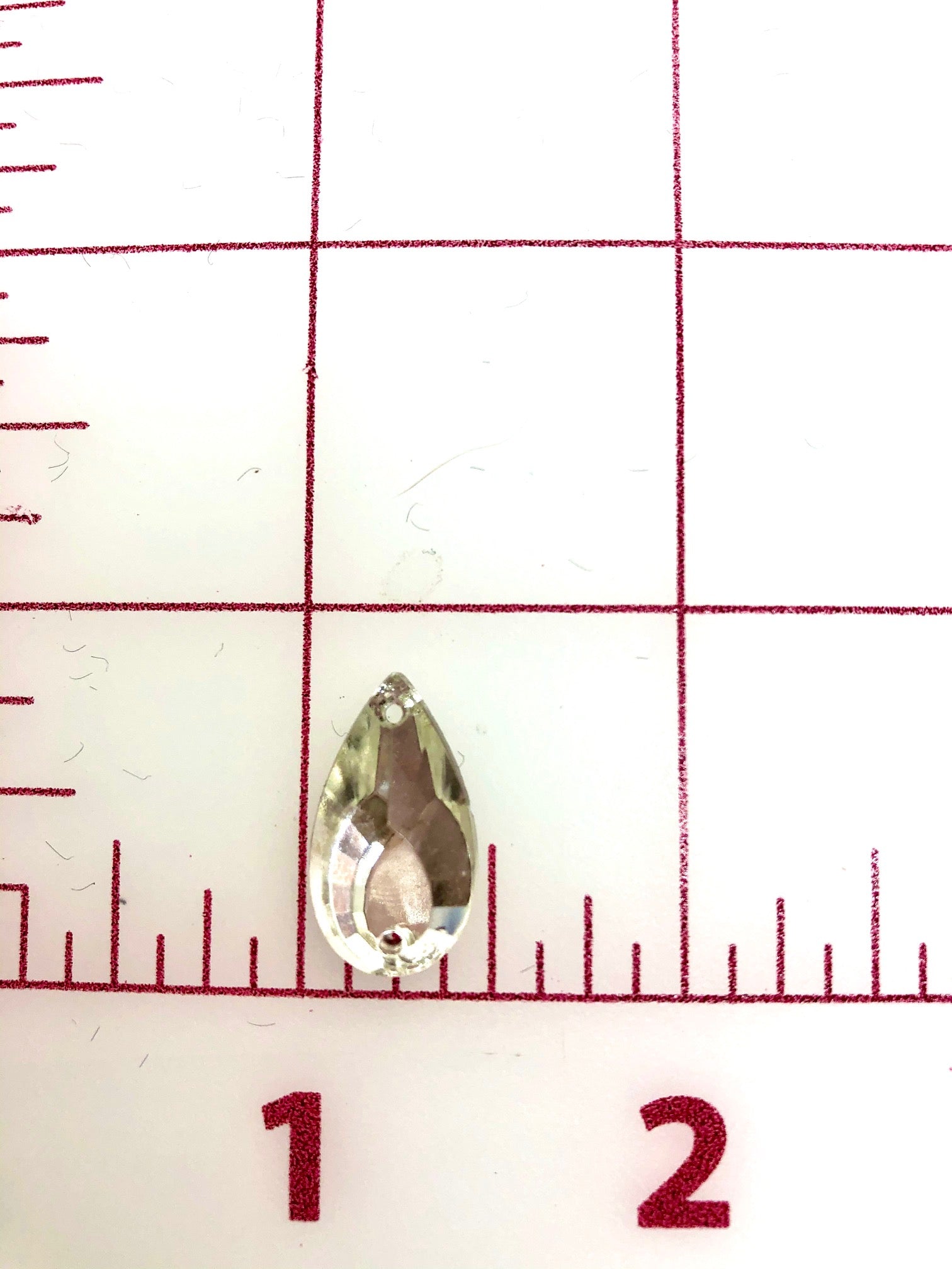 12 Pack 20x11mm Czech Crystal Pear Shape Rhinestones for Sewing - Perfect for DIY Costumes, Wedding Dresses, and Handmade Crafts